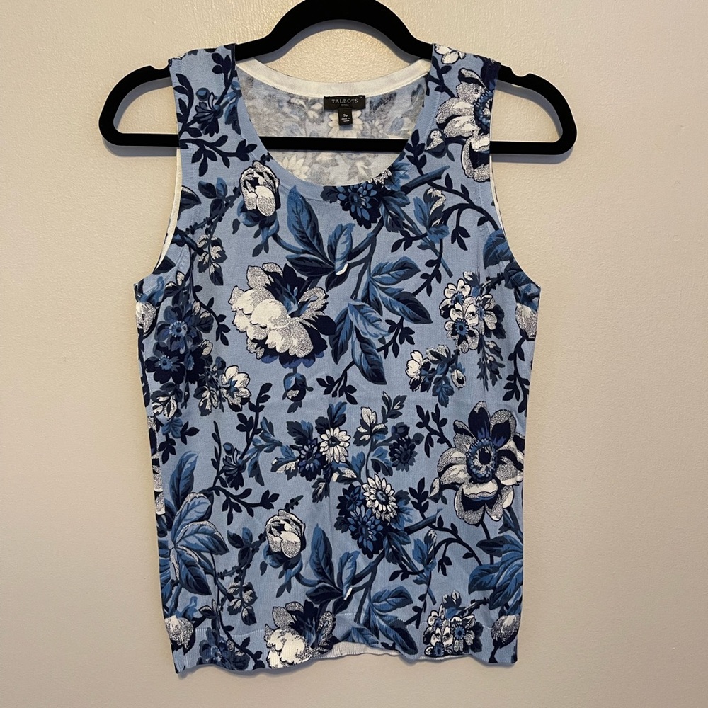 Talbots Floral Tank Top